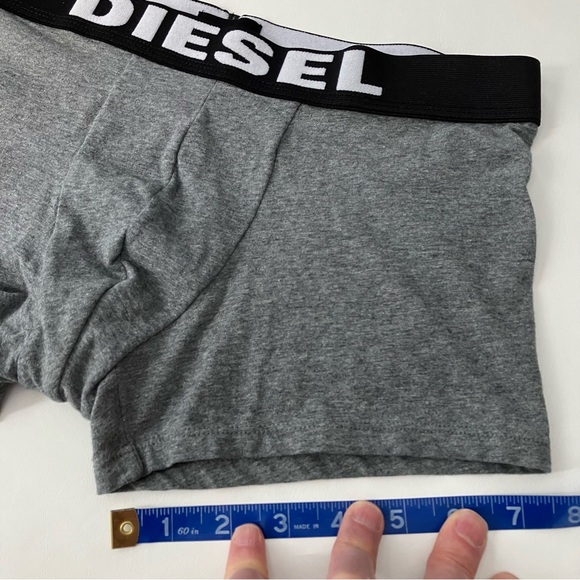 Diesel Boxer Briefs Size SMALL, Heather Gray Pouch underwear - Picture 3 of 9